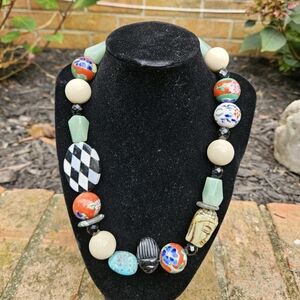 Handcrafted Multicolor Statement Necklace